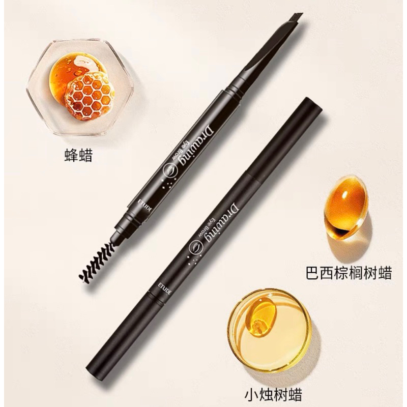 DNM pensil alis Eyebrow Pencil Double Head Waterproof DNM Original