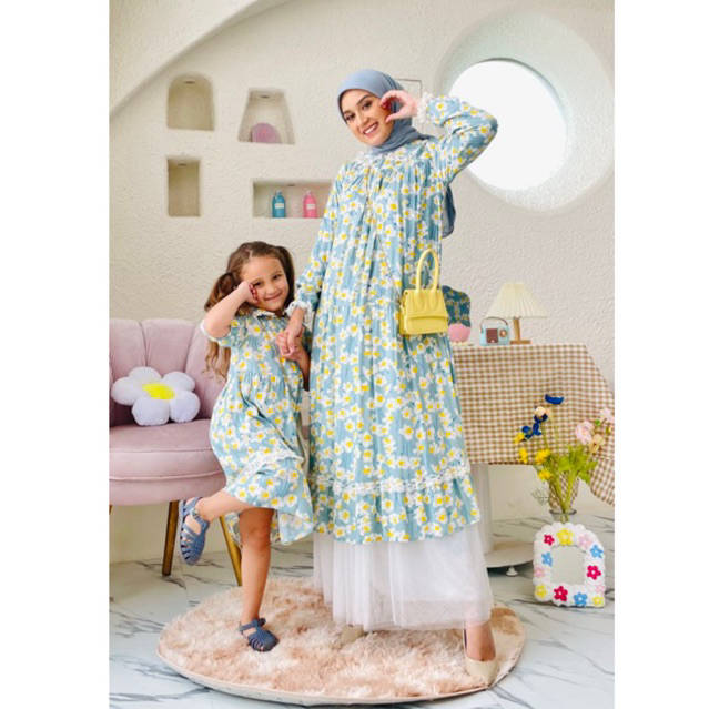 Ounadoutfit BERRY COUPLE IBU ANAK collection | baju kembaran ibu dan anak | dress rayon ibu dan anak | outfit couple ibu dan anak gemes | couple cantik | homedress rayon cantik