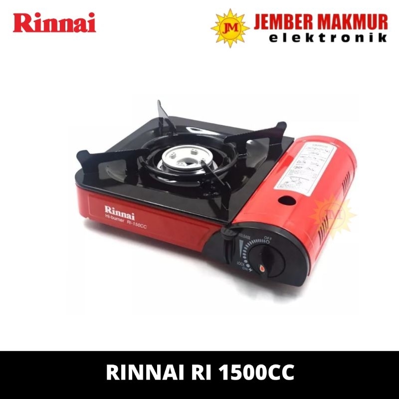 Rinnai Kompor 1 tungku Gas Kecil - RI-150CC gas kaleng kamping camping portable koper rinnai traveling kecil