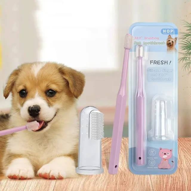 Toothbrush Finger - Toothbrush Set for dog