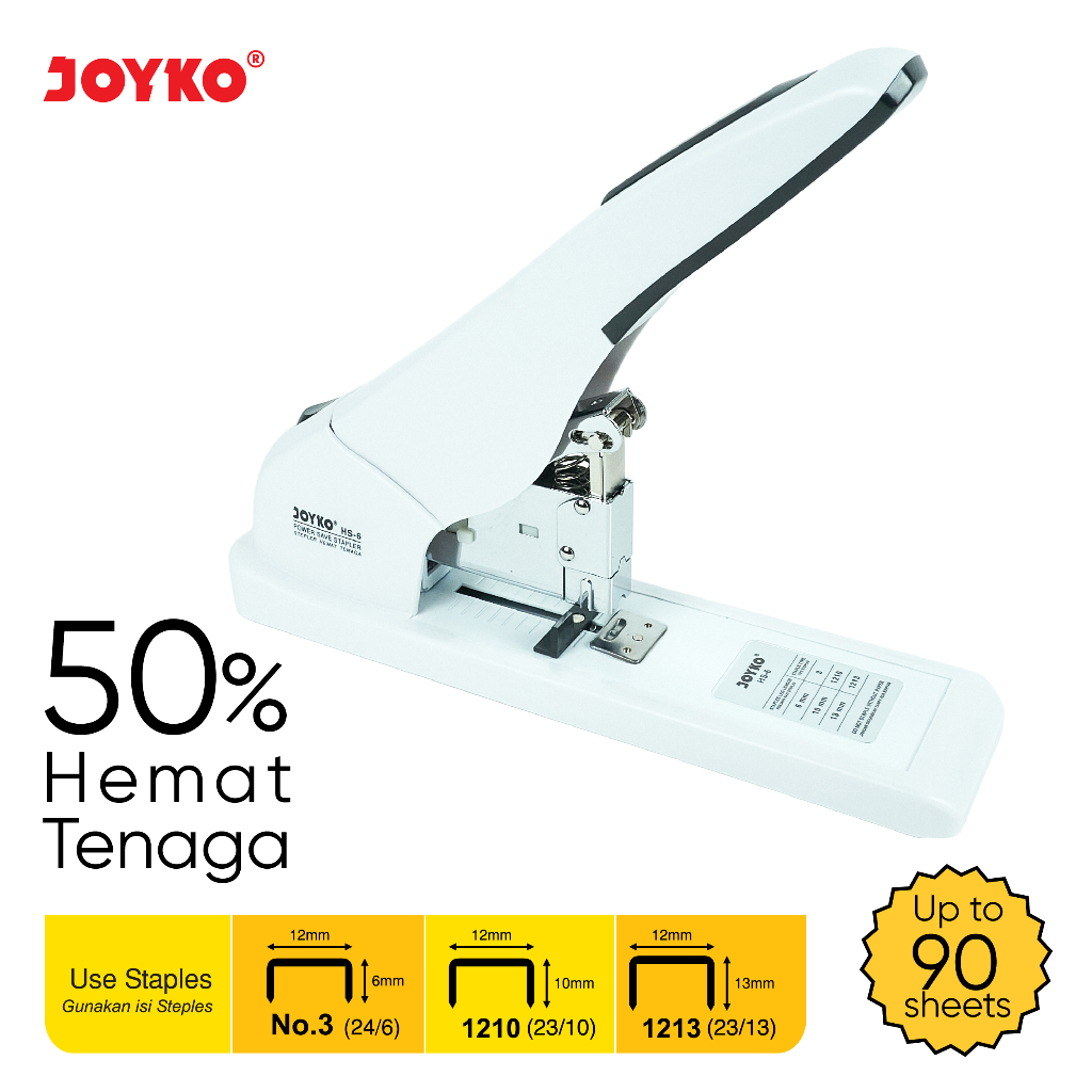 

Heavy Duty Stapler Stepler Heavy Duty Joyko HS-6 Power Save