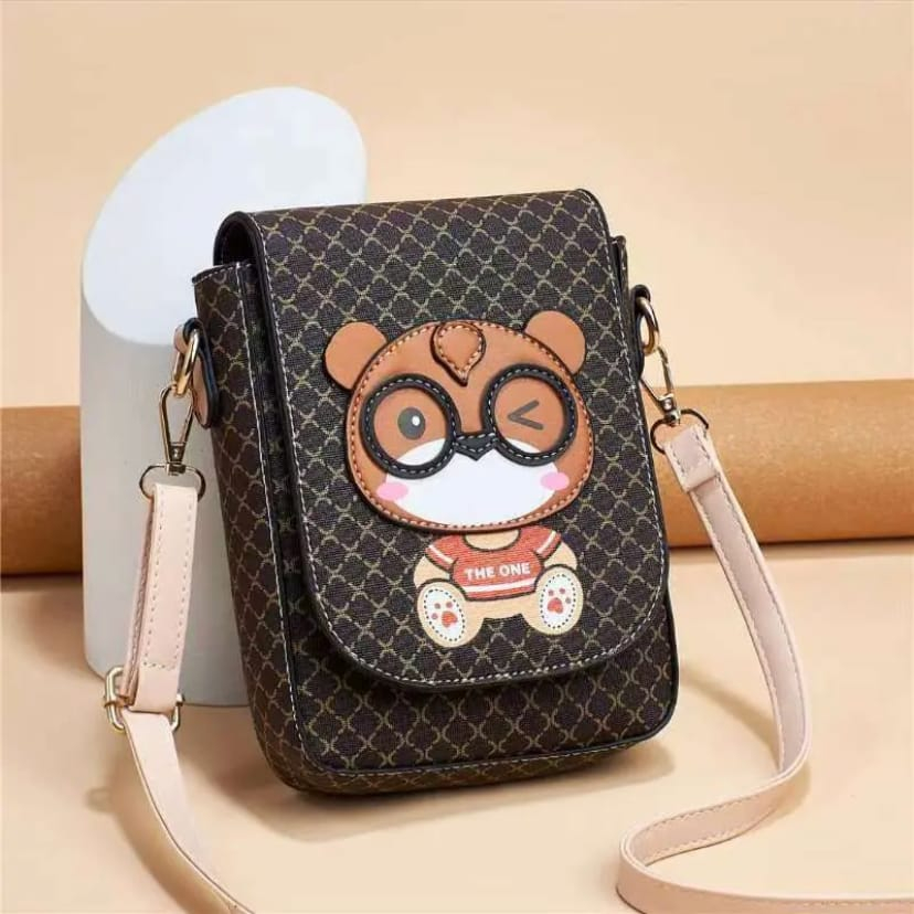 Tas wanita import Tas Selempang wanita 340 Tas Wanita Selempang Import 100% Real Pict Slingbag PU Leather Tali Selempang Bisa di Atur Panjang Pendek Top Handle Bag Memiliki 2 Ruangan Penyimpanan Dengan Penguncian Resleting Premium dan Bisa COD