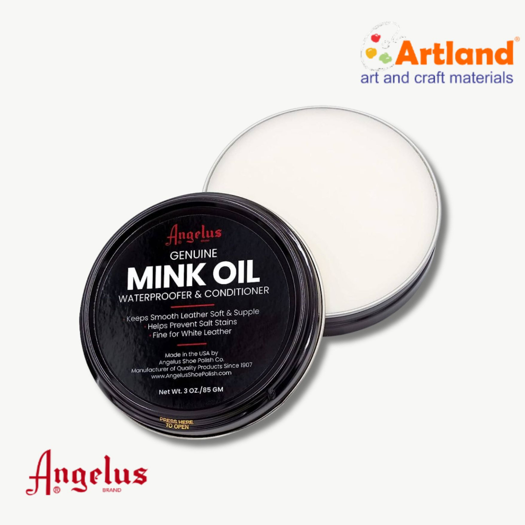 

Angelus Mink Oil Metal Tin Paste 3oz // Perawatan Sepatu // Semir Sepatu