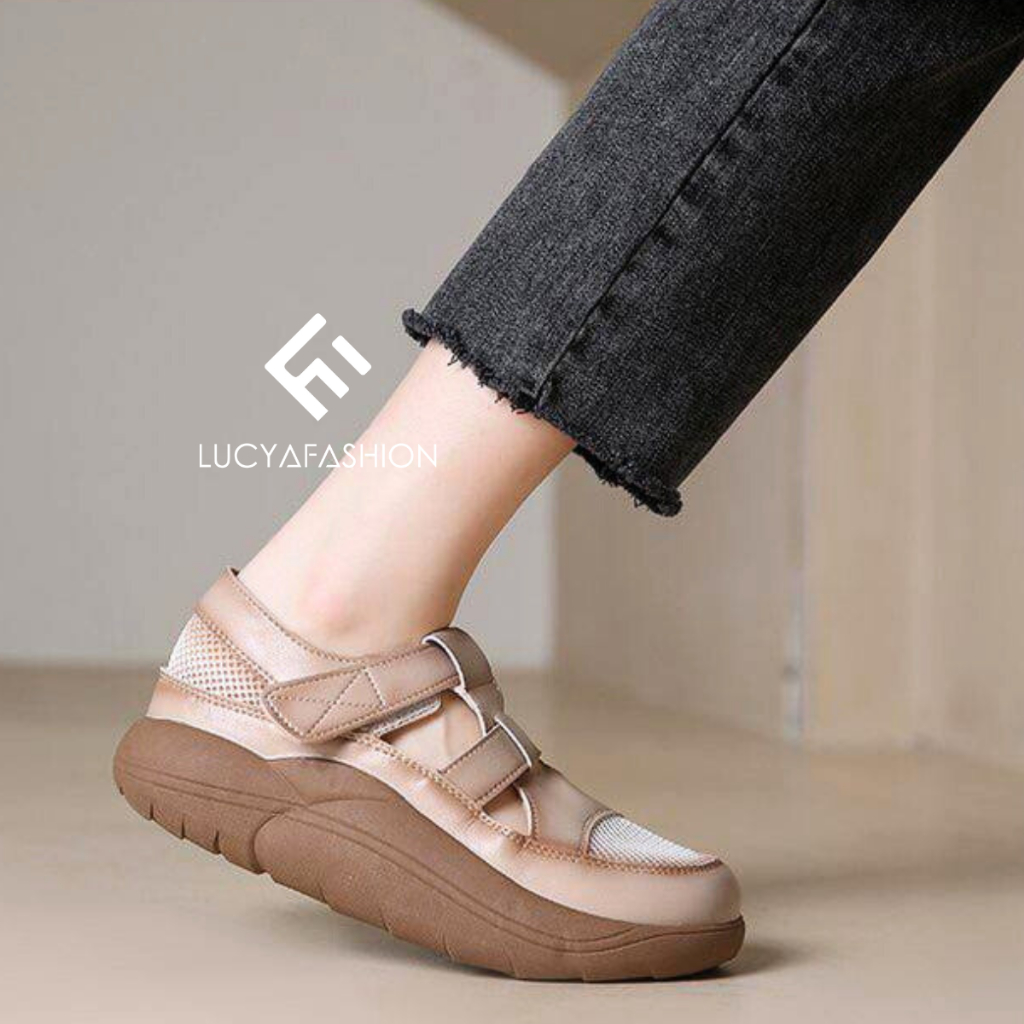 Wedges Wanita Import Sepatu Gladiator Wanita Korean Style 1221