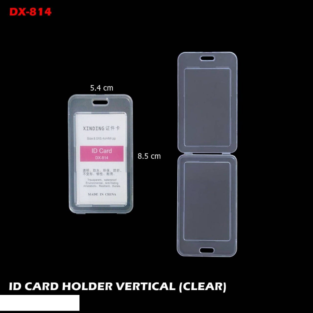 Apazada - Id Card Holder Vertical / Glue Card Tempat Id Card Murah