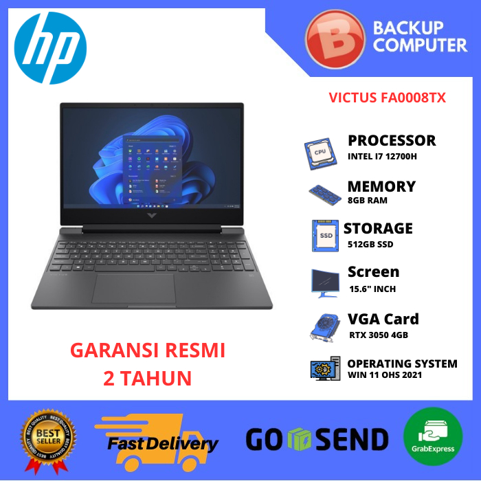 LAPTOP HP VICTUS FA0008TX I7 12700