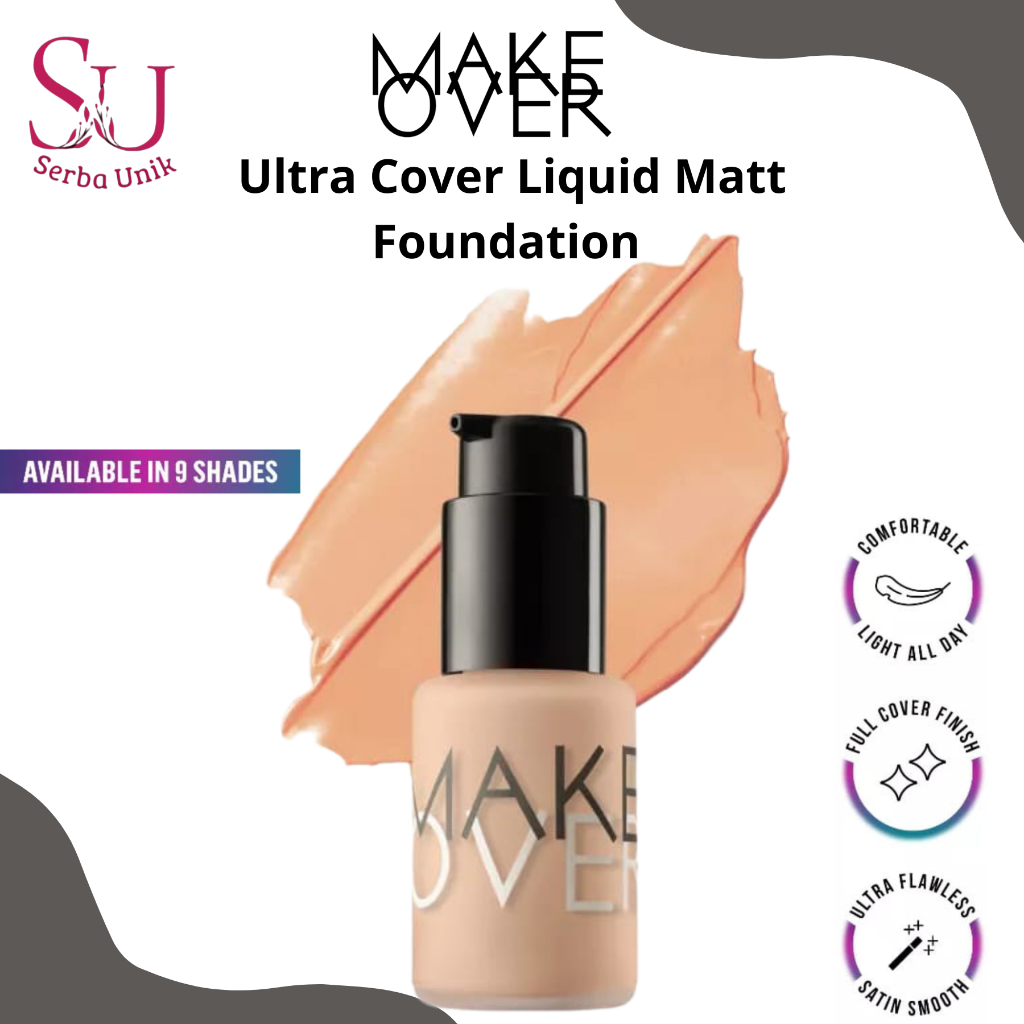 Make Over Ultra Cover Liquid Matte Foundation 33ml