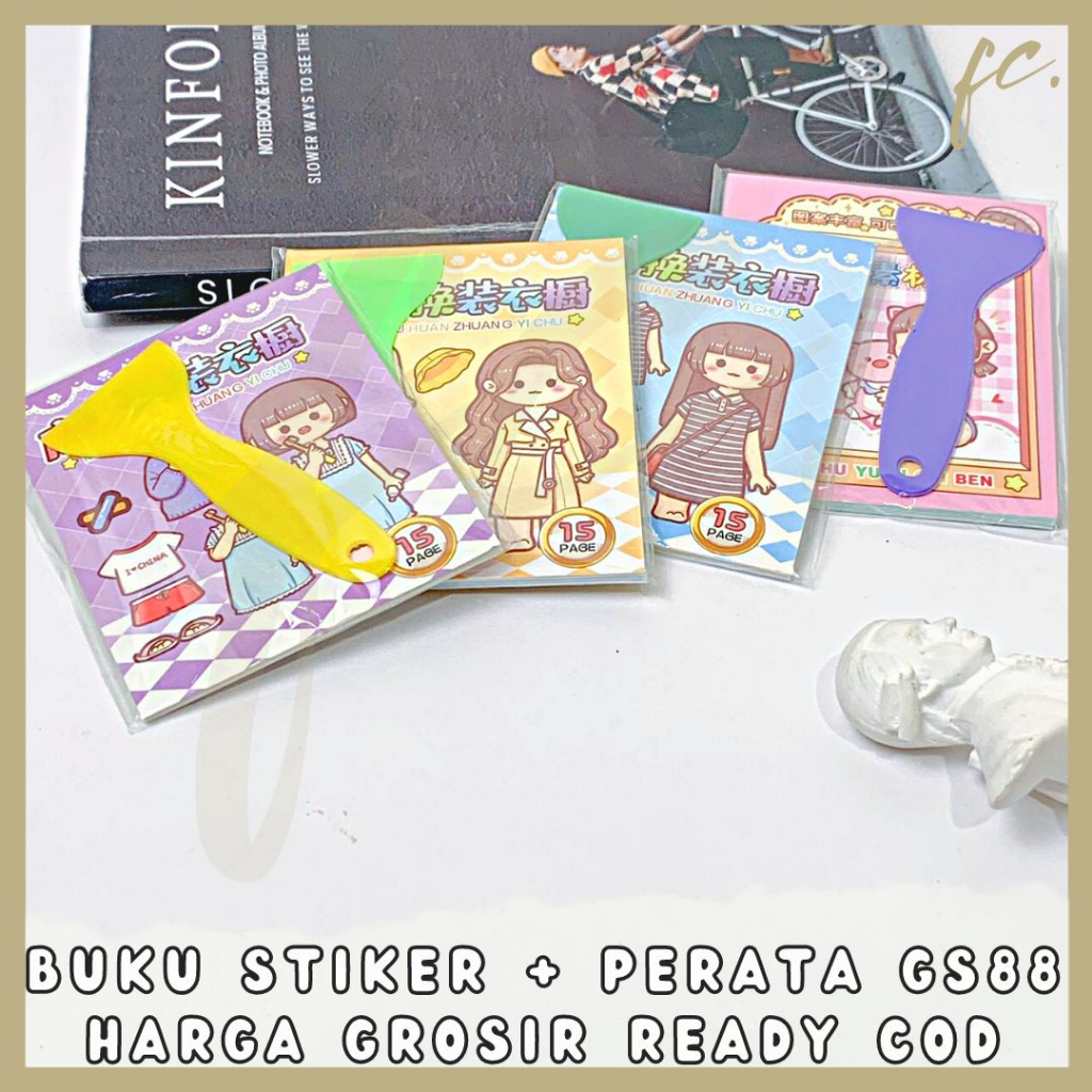 

1 Pack Buku Album Sweet Sticker Book + Perata Scraper GS88 SENMU SEN MU YE DA Momo Stiker Set Transparan Waterproof Pastel Jurnal Scrapbook Diary Estetik Decoration Accessories Hampers Bingkisan Anak