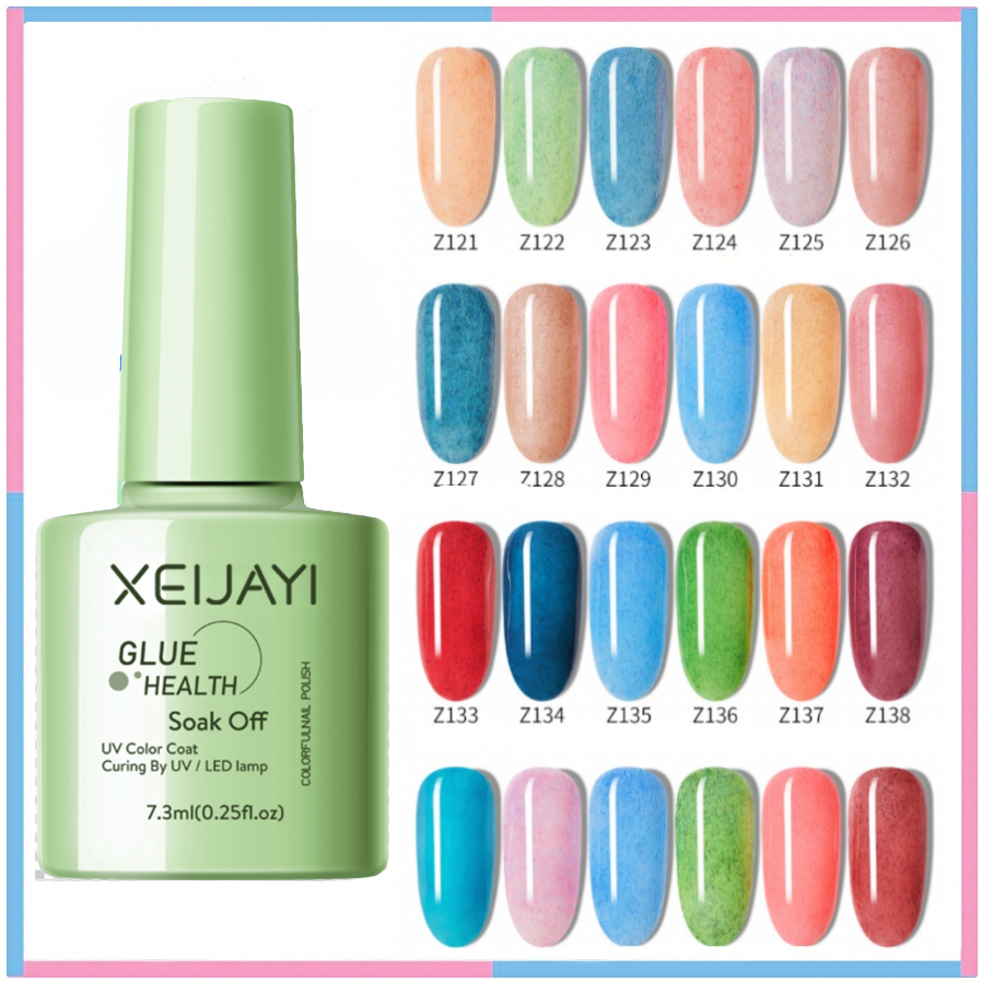 (121-156) Soak Off Nail Gel Polish UV LED Halal Pastel Colour / Kutek Kuku warna macaron / cat kuku Nail Art / Kutek UV KU006