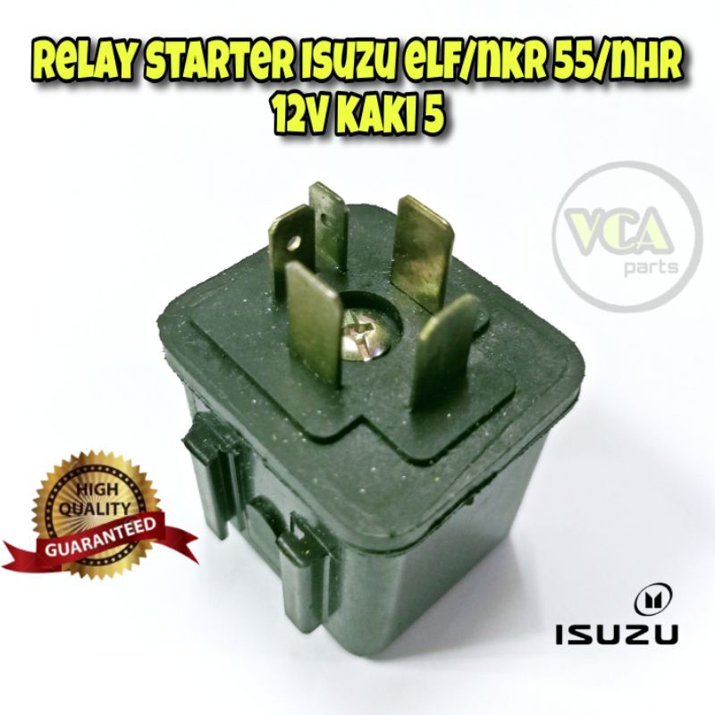 RELAY STARTER ISUZU ELF/NKR55/NHR 12v KAKI 5 (5P).