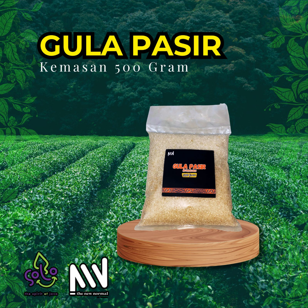 Gula Pasir Asli Berat 500 gram / Gula Pasir Murni 100% Tebu / Gula Pasir Kemasan Curah 200 gram