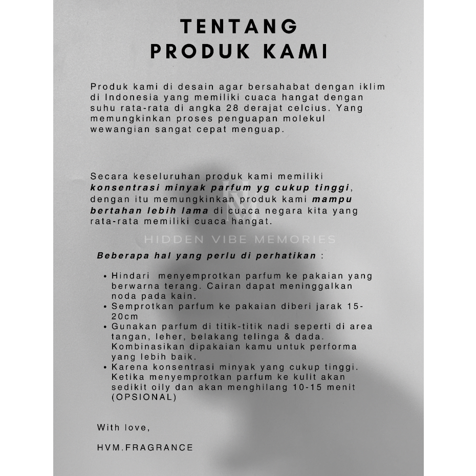 Parfum Wanita (LIMITED EDITION) HVM Instant Love &amp; Instant Love V2 Extrait De Perfume Tahan Lama Fragrance Parfum Cewek Perfume Parfume