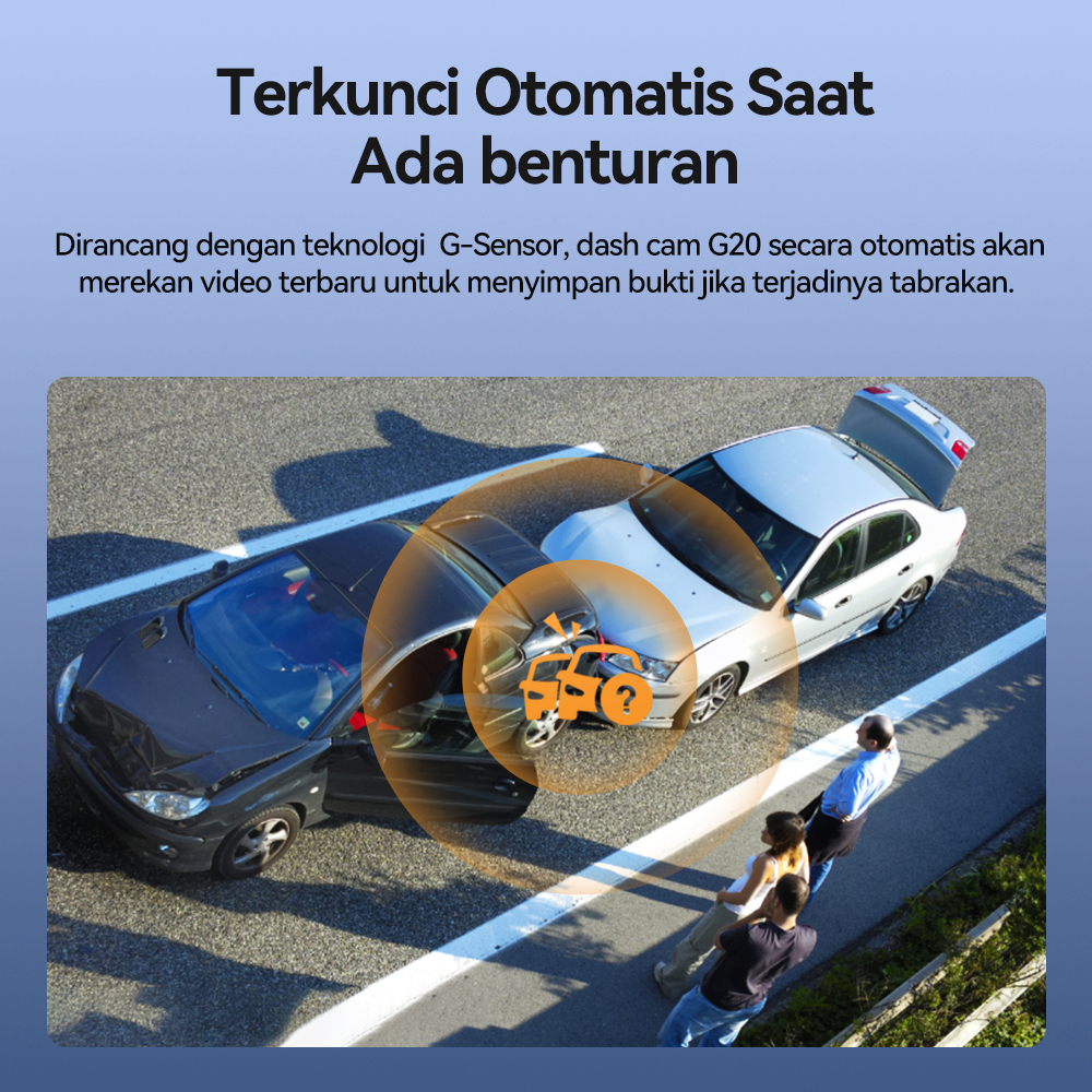 (Exclusive) Mobeo Car WifiDashcam G20 1440P Support G sensor/ Night Vision APP Control