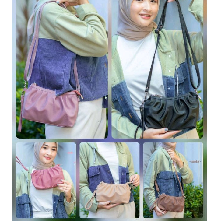 TAS SELEMPANG WANITA KEKINIAN SHAQUEENA BAG BY GABIA