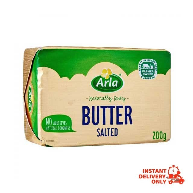 Arla SALTED Butter 200gr mentega asin  EXP DES 2023 sameday instant