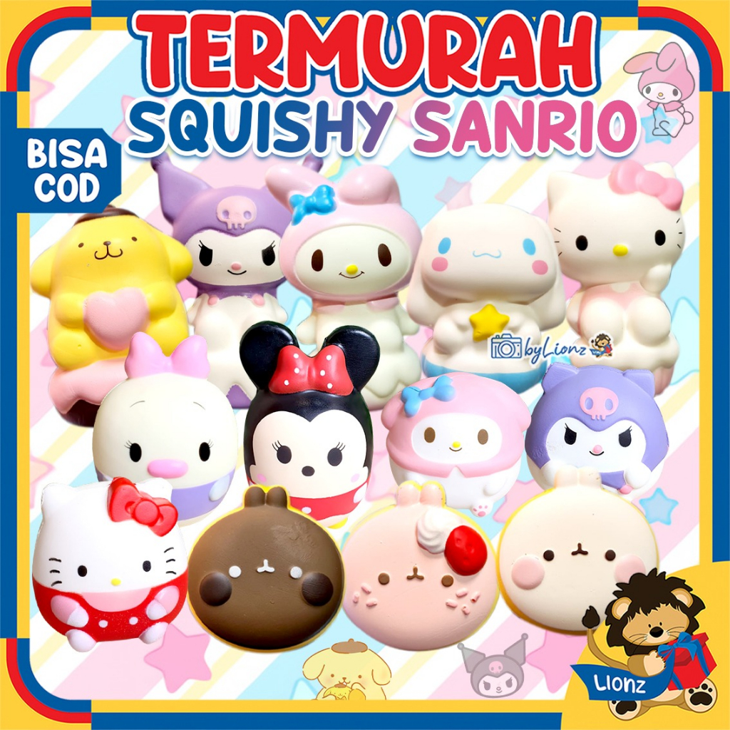 Mainan Squishy Karakter by Lionz.idn