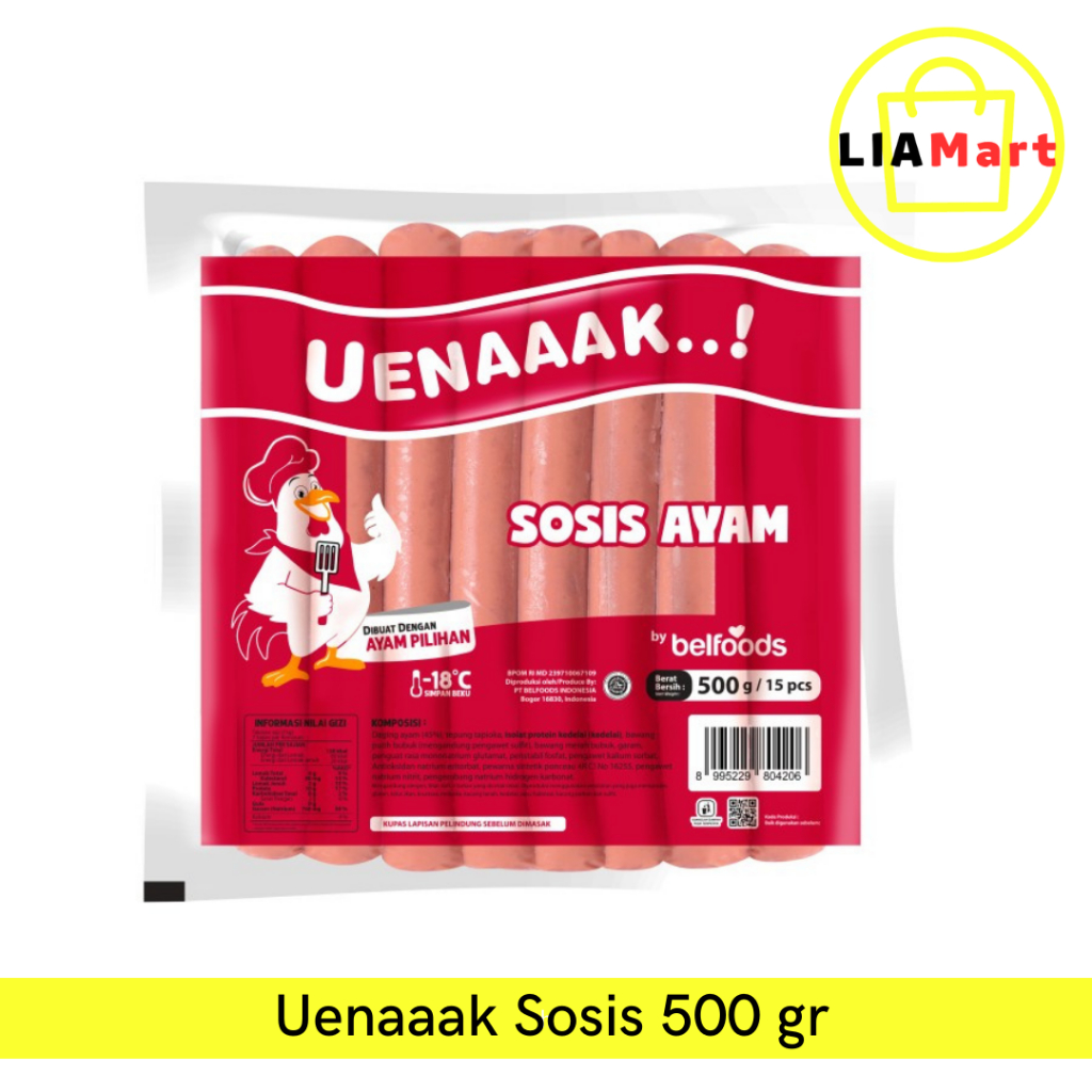 

Belfoods Sosis Ayam 500 gr