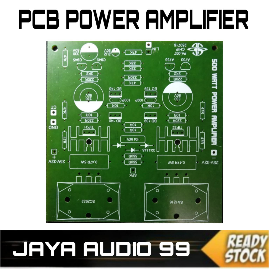 PCB DRIVER POWER AMPLIFIER 500 - 1000 WATT TIGA TINGKAT