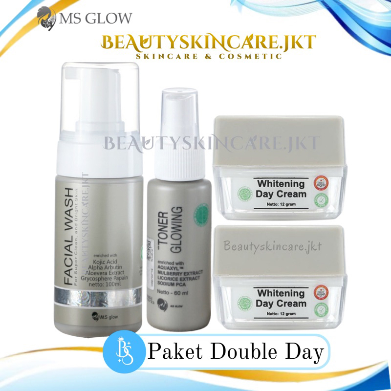 Ms Glow Paket Wajah Double Day Cream