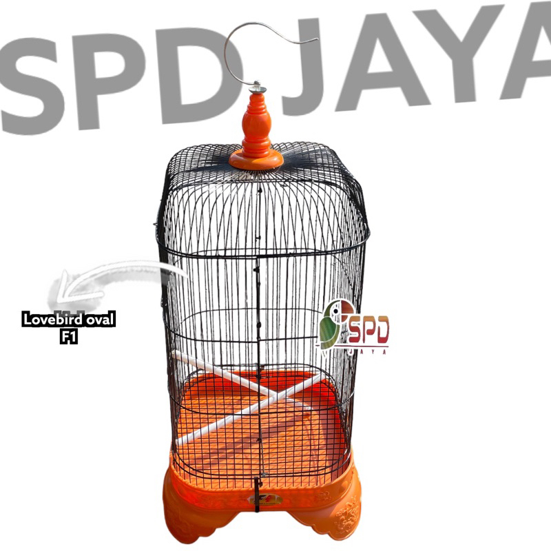 SANGKAR KANDANG LOVEBIRD OVAL F1