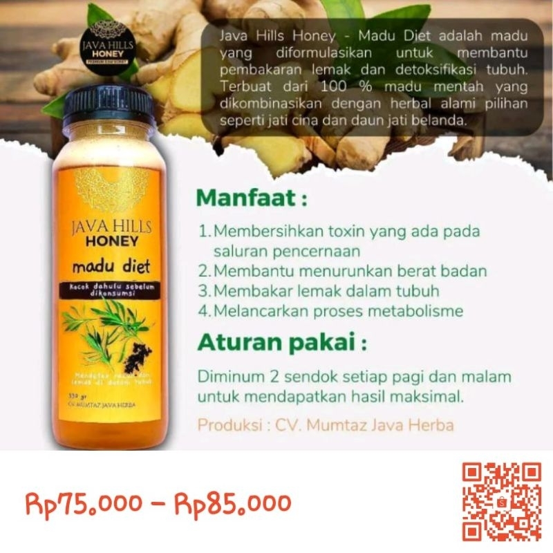 

madu java hills madu diet