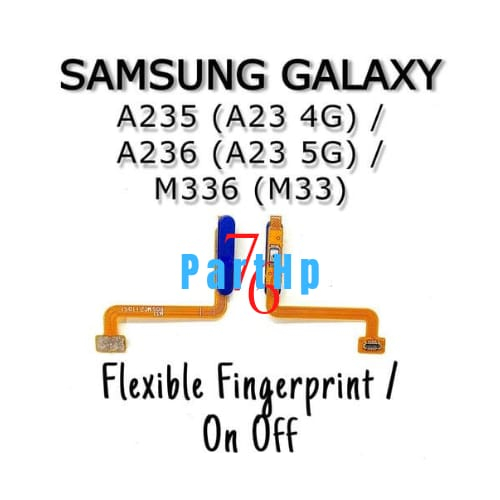 Flexible Fingerprint Samsung Galaxy A235/A23 4G/A236/A236 5G/M336/M33 - Flexibel Fleksibel Fleksible Konektor