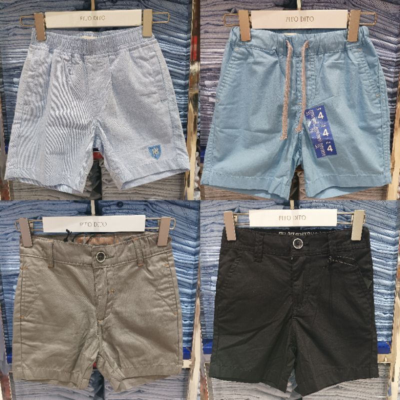 CELANA CHINOS PENDEK ANAK LAKI-LAKI ORIGINAL BRAND PITODITO (4-14Th) NN'22