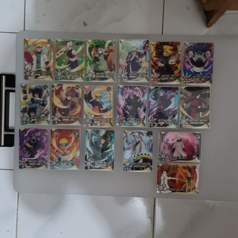 Gashapon Gacha Japan Kartu Card Naruto Kayou TCG Game T4W5 T4 W5 HR