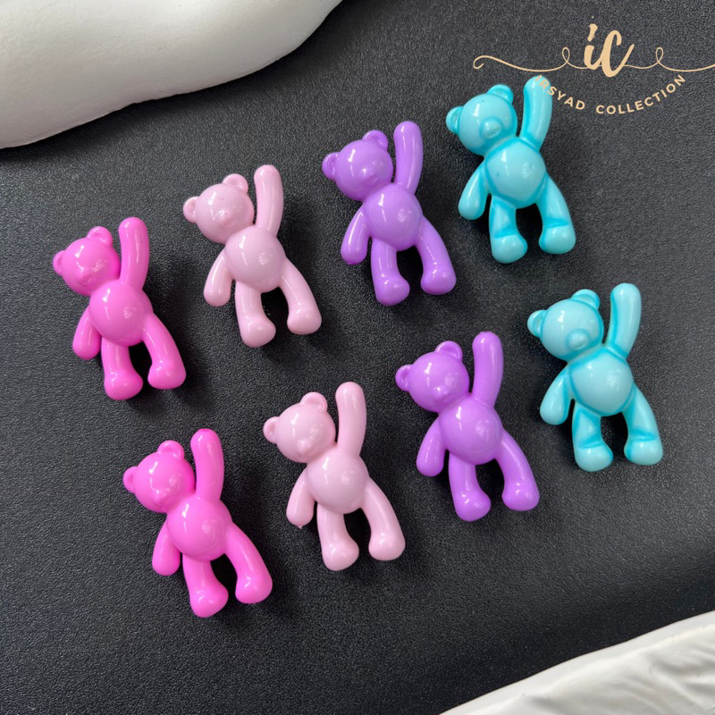 Mote Beruang Lucu Aksesoris Kalung | Gelang aksesoris DIY