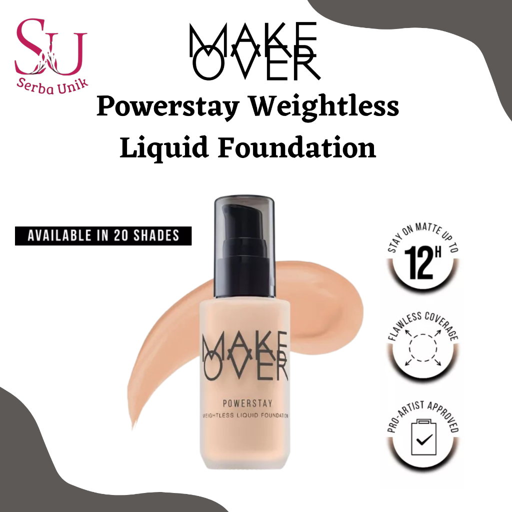 Make Over Powerstay Weightless Liquid Foundation 33ml