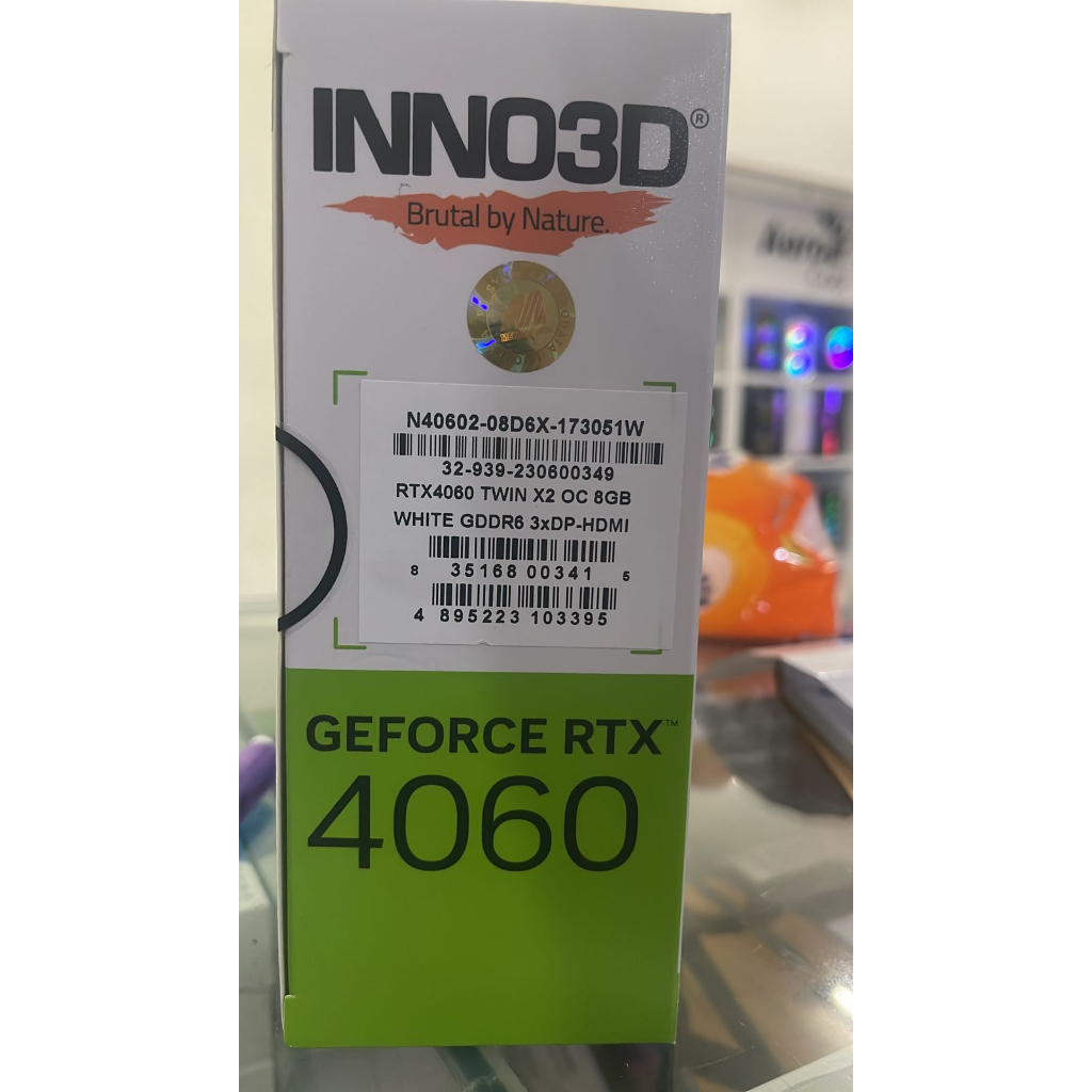INNO3D GEFORCE RTX 4060 TWIN X2 OC 8GB WHITE GDDR6