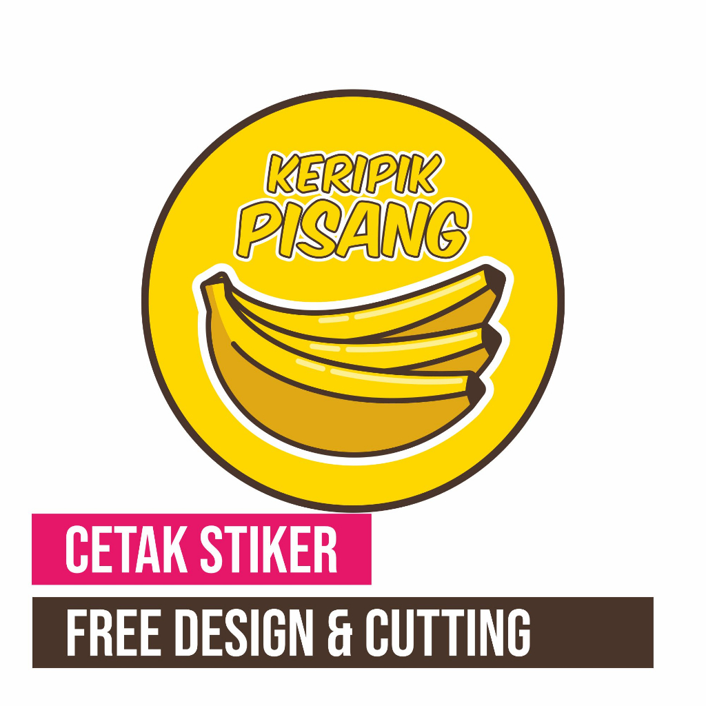 

stiker label makanan, stiker cromo free design dan cutting