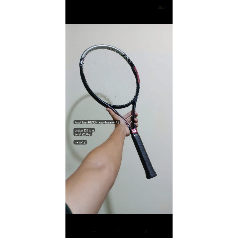 Raket Tenis WILSON hyper hammer 7.3