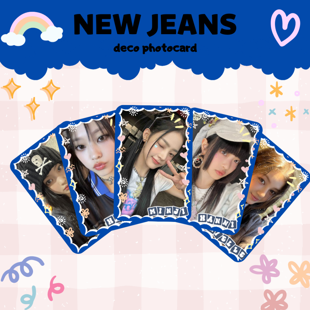 NEW JEANS DECO PHOTOCARD | unofficial photocard