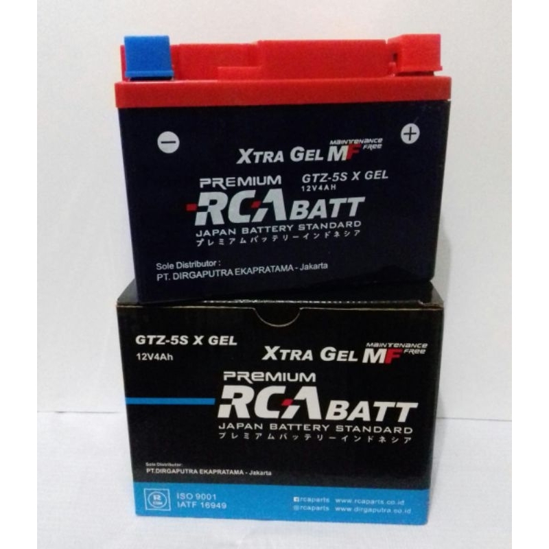 aki motor beat, mio m3 dll. mf xtra gel rca batt gtz-5s 12v-4ah premium