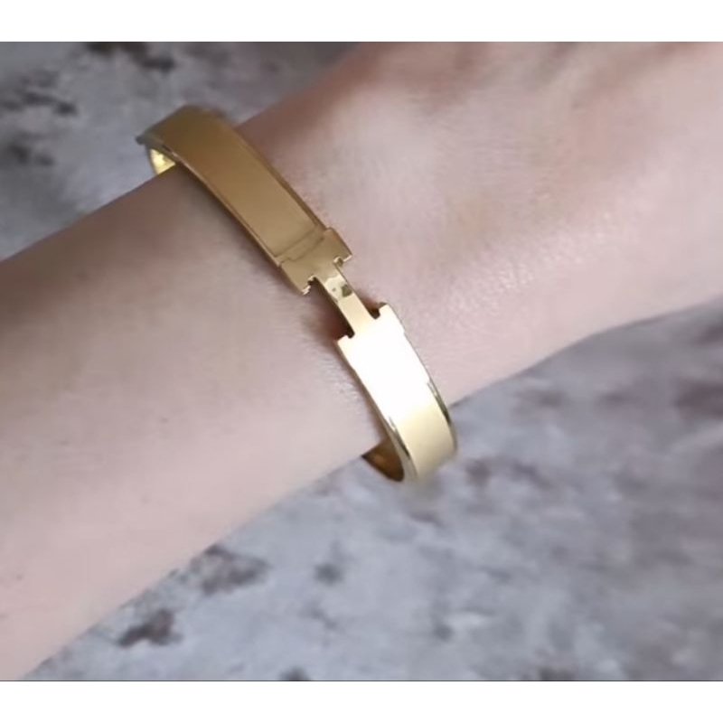 Restok Gelang Titanium asli Branded Band Stainless Steel Premium Quality anti karat Anti alergi Gt010