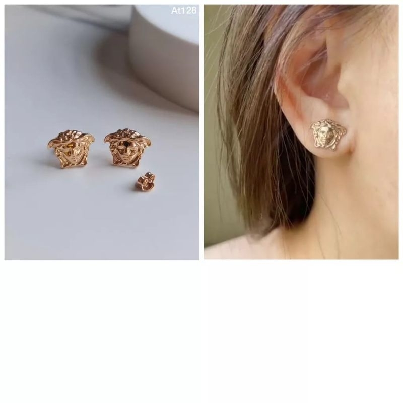 Anting Titanium asli Rosegold Motif elv Anti karat anti alergi Premium Quality anti karat anti alergi Stainless steel kl1219