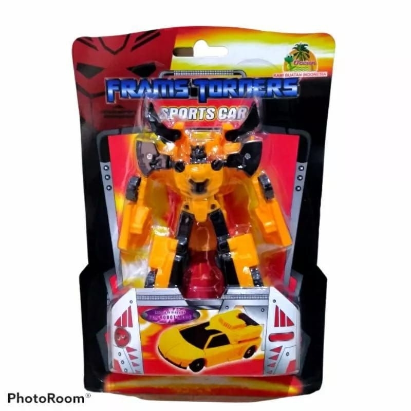 Mainan Mobil Transformer || Robot Transformer Kuning || Mainan Robot Berubah