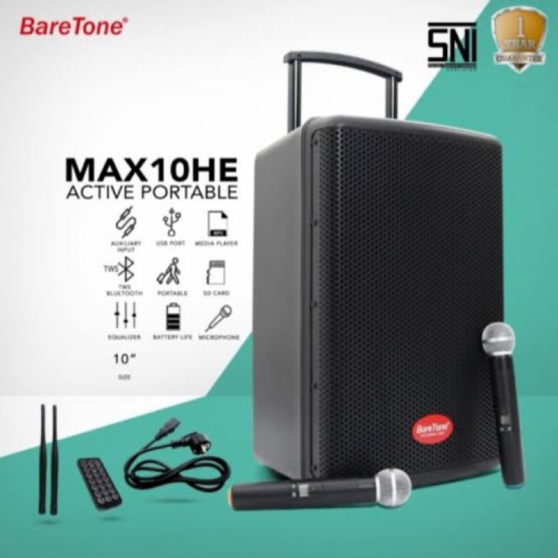 portable baretone max 10 he | max10he