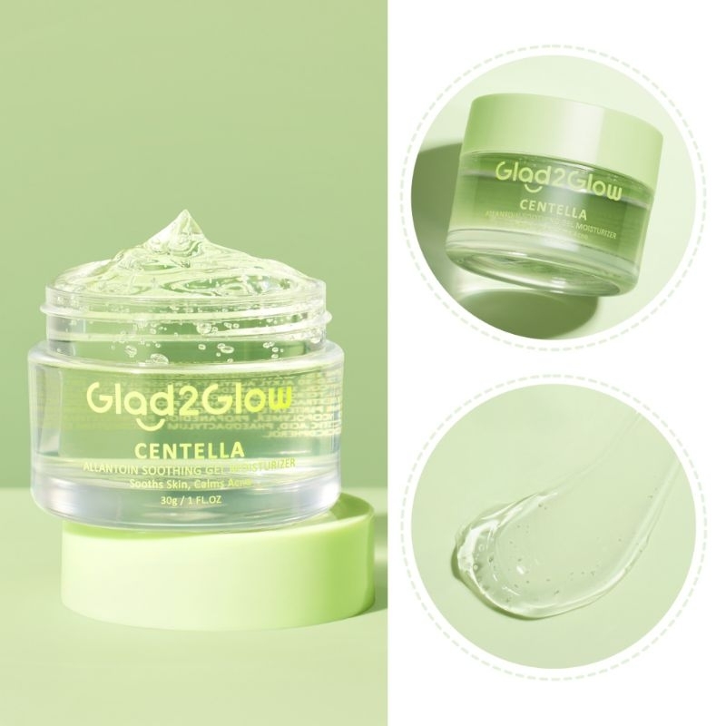 Glad2glow BPOM ready stock | Glad2glow Sunscreen | Glad2glow Blueberry Moisturizer | Glad2glow Centella Moisturizer | Glad2Glow Light Sunscreen Gel UV SPF50 | Glad2glow Blueberry Moisturizer | Glad2glow Centella Moisturizer