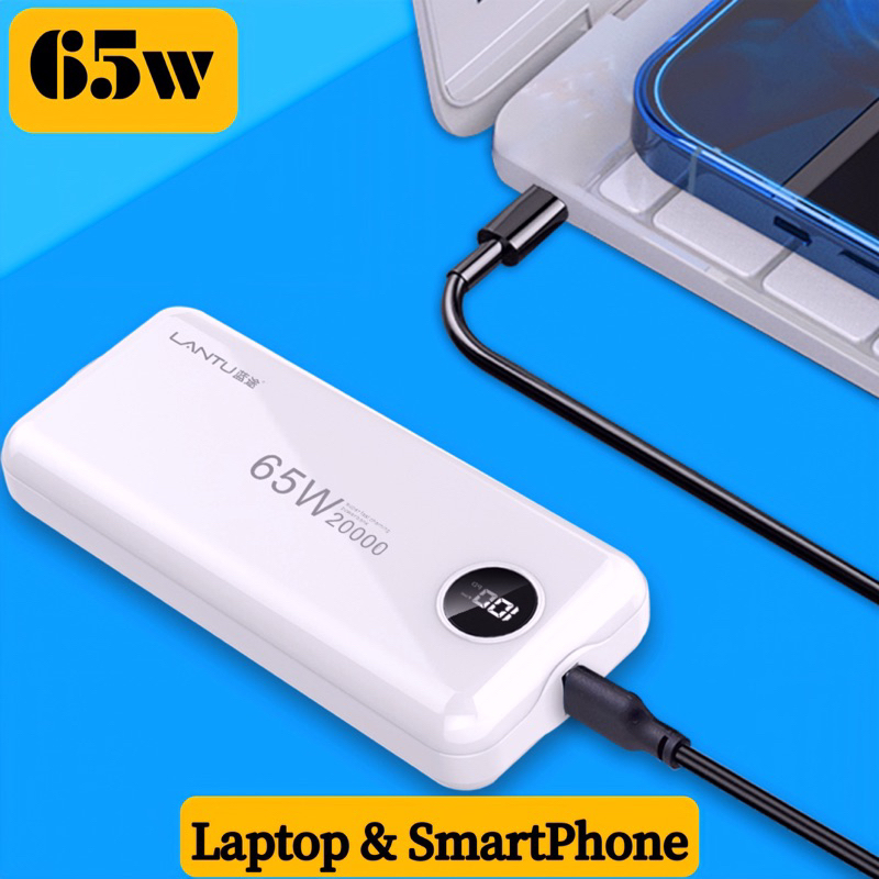 PowerBank Portable 20000mAh  30000mAh PD Power Delivery Supper Fast Charging MAX 66 Watt