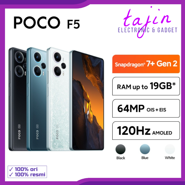 Xiaomi POCO F5 12/256 GB - Garansi Resmi