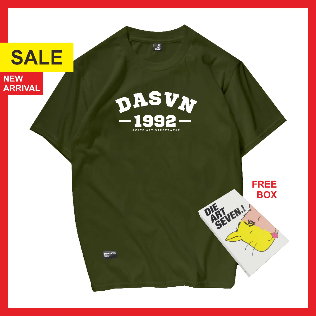 Dieartseven - Baju Kaos Pria Distro Sport army