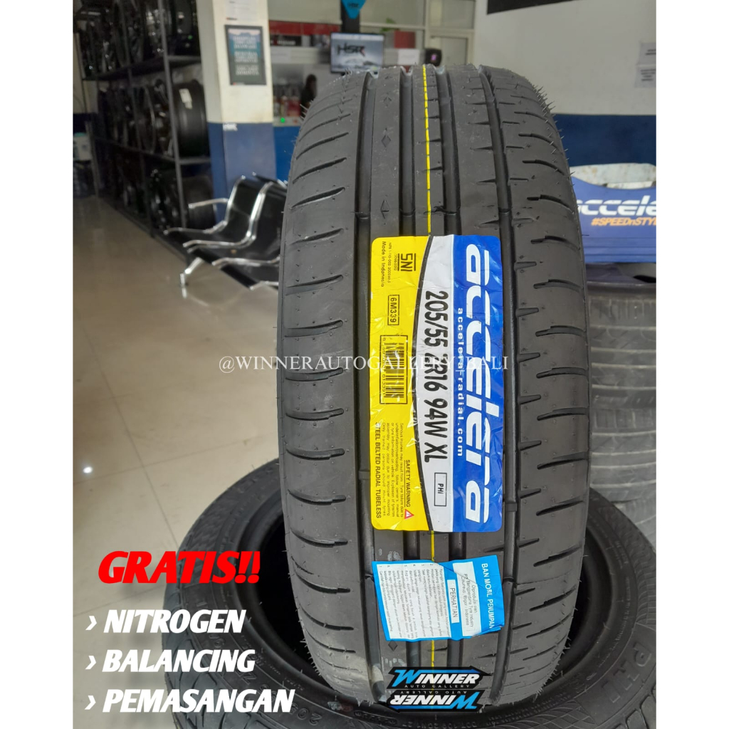 Ban Mobil Accelera 205 55 R16 PHI - Ban Mobil Tubeles Murah