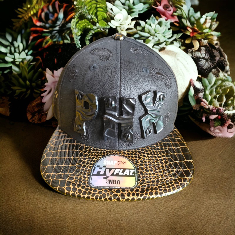 TOPI SNAPBACK HYFLAT NBA PHX LEATHER RARE ITE