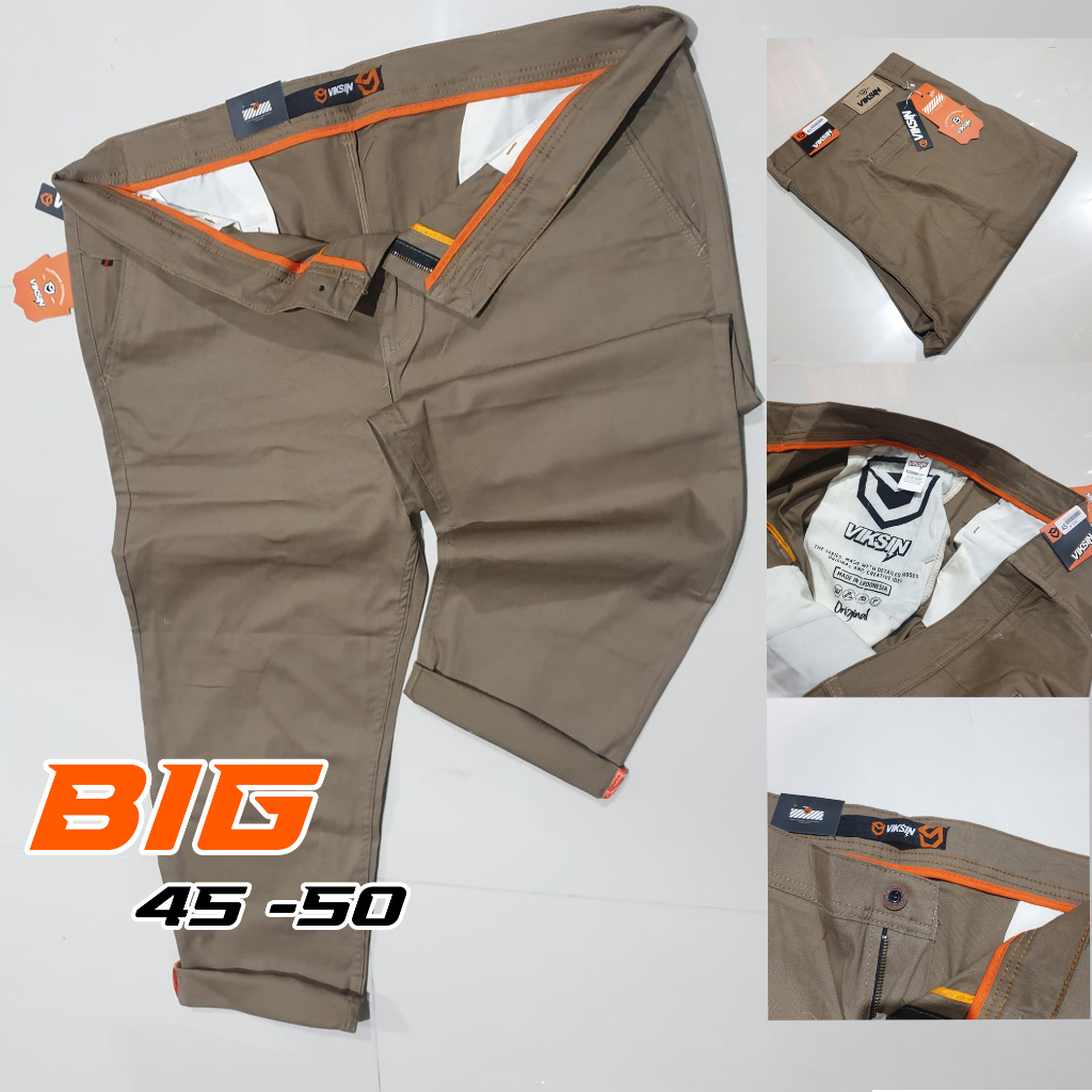 BIG SIZE CELANA CHINOS PANJANG JUMBO SUPER PREMIUM KUALITAS NYAMAN MELAR TERBARU