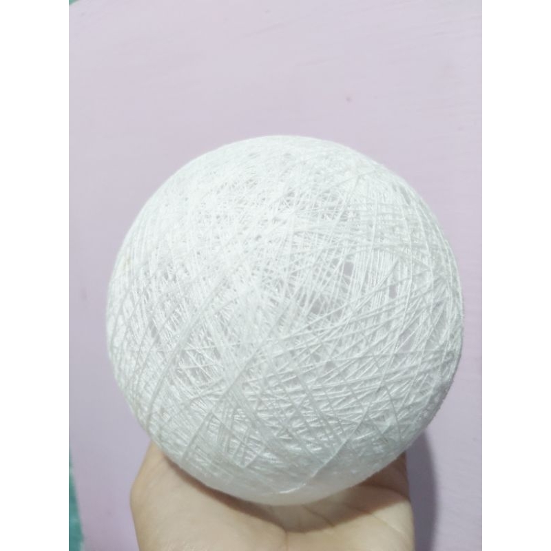 Lampion Benang 10cm/DIY/Dekorasi Kamar/Dekorasi Imlek/Dekorasi Ramadhan/Dekorasi Pernikahan