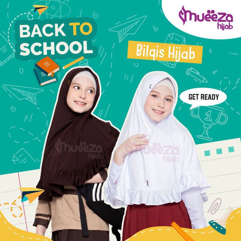 BERGO MUEEZA HIJAB BILQIS KIDS