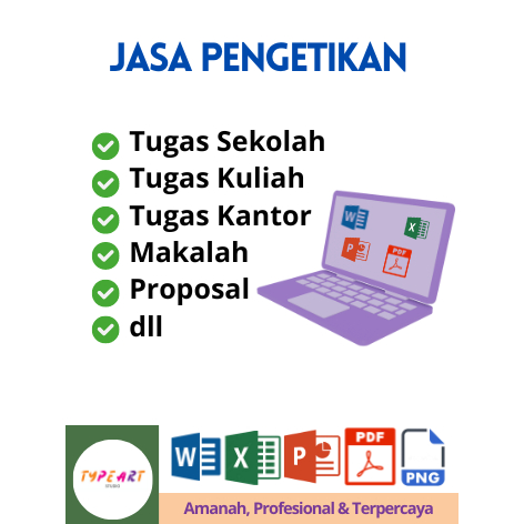 

Jasa Pengetikan Dokumen| Jasa Ketik Dokumen | Jasa Edit Dokumen