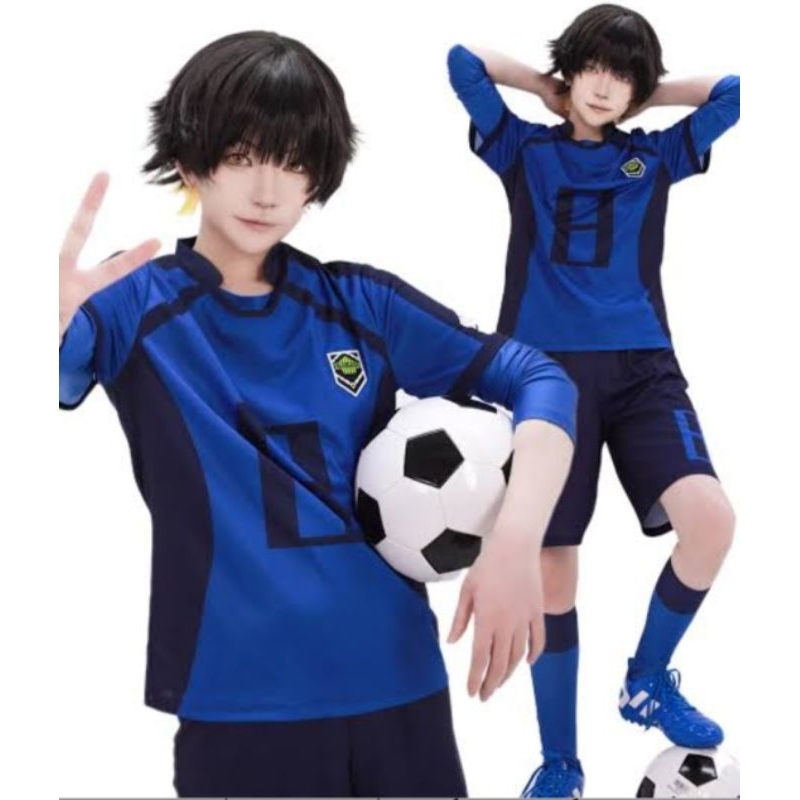 FULLSET COSPLAY Bachira blue lock DENGAN WIG